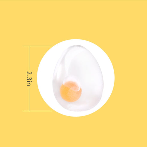 SPLAT IT (2 Pack), Egg Yolk Stress Relief Splatter Water Toy White