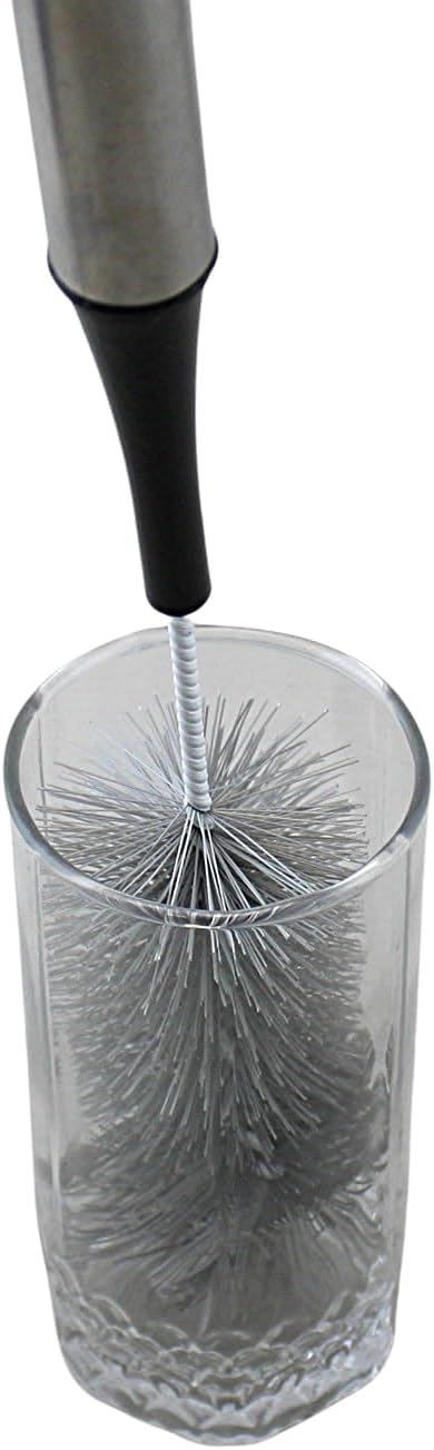 2-Piece Stainless Steel Bottle Brush Set, Multipurpose Cleaning Brushes for Bottles & Glasses