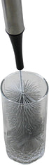 2-Piece Stainless Steel Bottle Brush Set, Multipurpose Cleaning Brushes for Bottles & Glasses