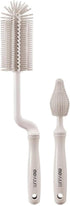 Moyuum Silicone Baby Bottle and Nipple Brush Set | Made in Korea,