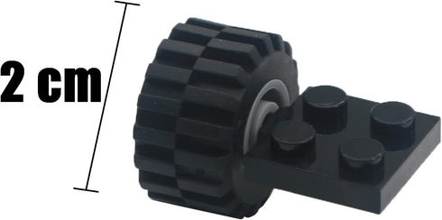 Tires Wheels and Axles Sets - 56 Pieces Brick Accessories Basic Classic Building Block Toys,Car Truck Wheels Parts