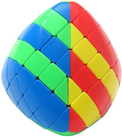 Willking Pyramorphix 5X5 Mastermorphix Megamorphix Stickerless Magic Speed Puzzle Cube, Pyramid-Shaped Brain Teaser