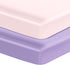 Entisn Satin Crib Sheets 2 Pack, 28 x 52 x 8 Inch
