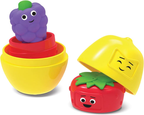 Learning Resources Big Feelings Nesting Fruit Friends - Fine Motor Toys, Social Emotional Skills Regulation Tools