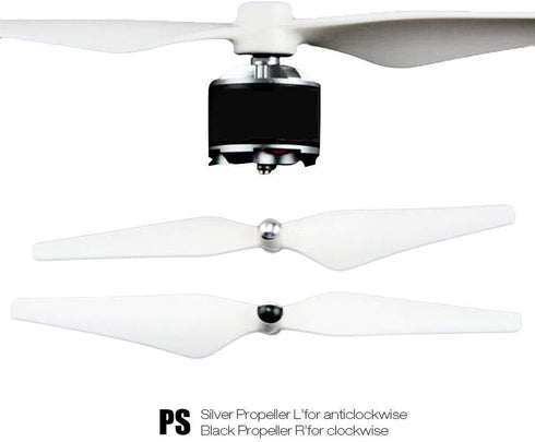 4 Pairs 9450 Self Tightening Drone Propeller - 4CW+4CCW for DJI Phantom 3 Professional, Advanced, Phantom 2 Series