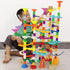 dspitwod 200Pcs Set 30pcs run-200) Marble Run - Maze Game Construction Building Toy, Race Track with Glow in Dark