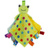 Toddler Taggy Security Blanket, Soft Plushy Cuddle Bud Blankie for Boys and Girls, Green Frog