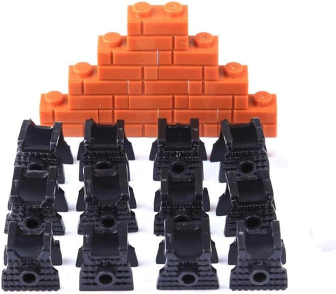 General Jim's Weapons Pack for Building Block Figures, Weapon Set for SWAT, Police or WW2 Brick Building