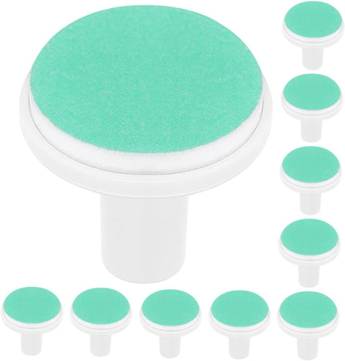 HAKIDZEL 10Pcs Nail Grinding Heads Replacement Pads Electric Nail Trimmer Accessories for Nail