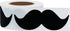 Hybsk 200pcs Fake Mustache Stickers for Baby Shower Little Man Themed Party (Black)
