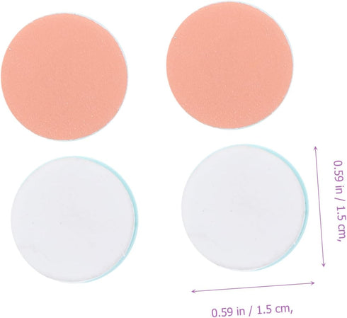 Trimmer 8pcs Baby Nail Electric Replacement Heads Nail Drill Replacement Pads Safe for Boys and Girls Random