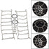 2Pcs Metal Snow Anti-Slip Tires, Steel Chain for 1/10 RC Rock Crawler TRX-4 TRX4 Axial SCX10