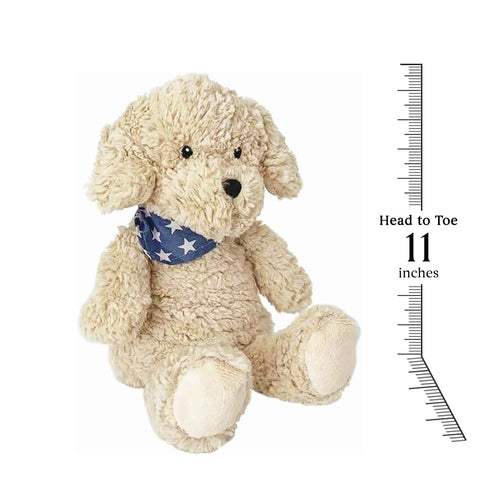 MON AMI Bentley The Puppy Heated Stuffed Animal, 11", Microwavable Lavender Scented Plush Toy