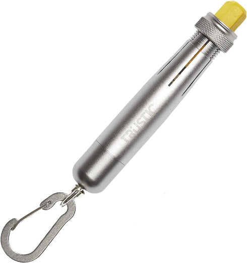 Metal Holder for 1/2” Marking Crayons, Ferro Rods, Hexagonal or Round Shape, Color - Silver