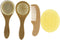 FUNNETOYU Infant Hair Brush Set for Newborns 4pcs Baby Hair Brush and Comb