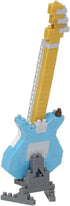 nanoblock Instruments - Electric Guitar Pastel Blue, Collection Series Building Kit