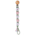 Pacifier Clip for Boys Girls, Floral Daisy Macrame Baby Paci Clip Holder, Handmade Braided Cotton Binky Clips