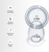 4oz Zomee Manual Breast Pump Silicone Milk Collector Hands-Free Milk Collection Bottle for Breastfeeding Moms BPA-Free