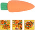 Abaodam 50 Pcs Mini Carrot Erasers Miniature Vegetables for Kids Easter Party Favors
