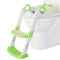 GAOMON Toddler Toilet Training Seat with Ladder Soft PU Cushion, Non-Slip Steps &
