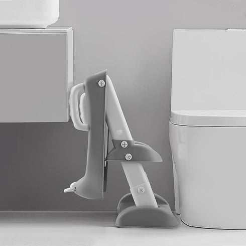 PandaEar Toilet Potty Training Seat with Step Stool Ladder, Comfortable Safe Potty Seat with Anti-Slip Pads Ladder