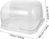 Toyvian Bottle Storage Holder with Detachable Hollow Draining Network Transparent Cover Dustproof Milk Bottle Draining