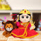 Panda's Box Mantra Chanting Devi Durga Plush Toy, 10.24 Inches, Musical Gift for Infants and Toddlers.