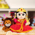 Panda's Box Mantra Chanting Devi Durga Plush Toy, 10.24 Inches, Musical Gift for Infants and Toddlers.