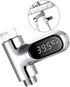Lithx 360 0~100 Shower Thermometer, LED Digital Display Bath Water Thermometer Celsius Rotating Screen Baby Fahrenheit