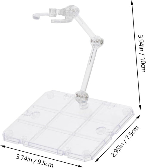 Action Figure Stand, Assembly Display Holder Base for Doll Models, Compatible with HG RG SD SHF 1/144