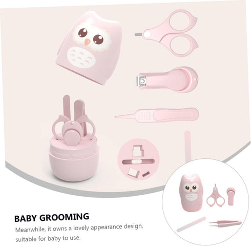 WEKAMOS Set Baby Nail Clippers for Newborns Safe Nail Care Kit Baby Tweezers and Gentle Grooming Tools