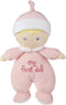 Ganz My First Doll Soft Plush Doll with Blonde Hair and Pink Outfit - I rattle!