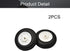 Fielect 1 Inch RC Model Airplane Super Light Sponge Tire Tail Wheel Tire and Wheel Sets for RC Car Airplane, PU Sponge