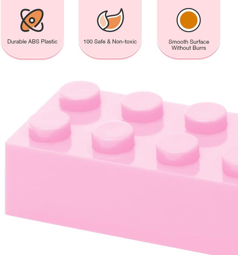 800PCS Basic Macaron Building Blocks - Creative Building Toys Compatible with Major Brands, Birthday Gifts