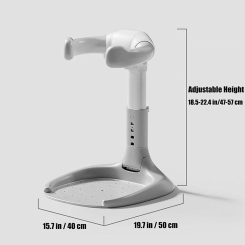 6-36 PandaEar Baby Shower Stand | Adjustable Baby Bath Stand with Safety Handle | Foldable Infant Shower Standing