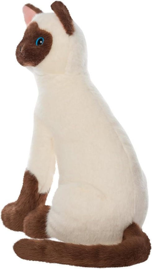 Manhattan Toy Imaginaries Siamese Cat 13.5" - Children's Picture Book Stuffed Animal Companion