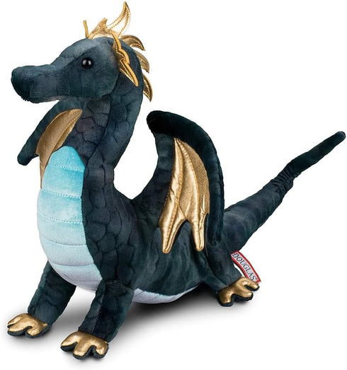 Douglas Aragon Navy Dragon - Soft Plush Stuffed Animal Toy