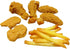 Generic 17pcs Set, Artificial Fake Fried Food Model Included Fake Fried Chicken Leg &Wing&Nuggets&Popcorn and Fake
