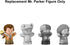 Replacement Part for Fisher-Price Little People Christmas Story Starter Set - GWD34, Mr. Parker Leg Lamp Figure