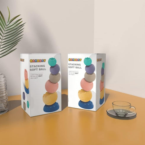 HAHAone 6 9 12 18 1 2 3 Baby Sensory Balls Teething Toys Months Soft Building Blocks Toddlers Montessori Fine Motor