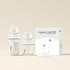 Set, 3 oz 5 oz 0-3 2 Pack Gulicola Natural Glass Baby Bottle Newborn and with Extra Slow Flow & Slow Flow Nipple, Anti
