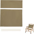 Cyrank Director Chair Replacement Canvas, Seat Cover Replacement Foldable Director Chair Seat and