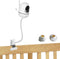 Flexible Baby Monitor Clip Clamp Mount, Compatible with HelloBaby and ANMEATE Cameras, No Tools Required