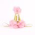 Infant Baby 1st Birthday Party Hat - Princess Hairband Baby Girl Flower Delicate Hair Accessories Crown, Pink, Small