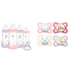 MAM 9 oz. Easy Start Matte Deco Girl 4 Pack with Bonus Nipple