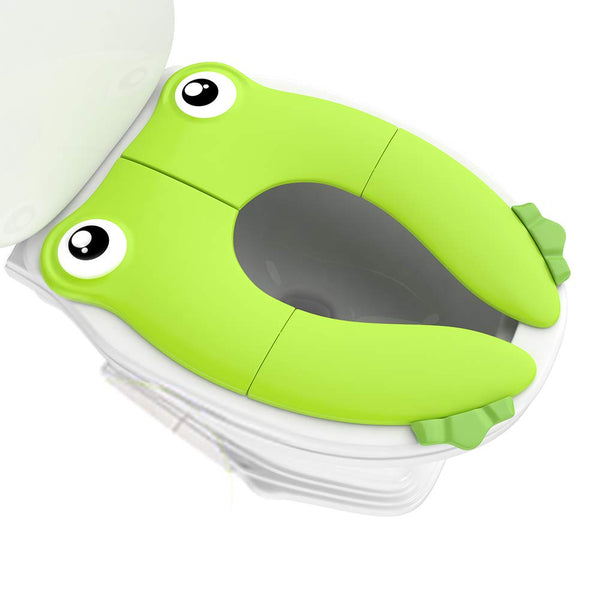 MAGTiMES Portable Folding Large Non Slip Silionce Pads Potty Training Seat for Kids