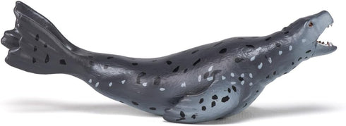 Papo Leopard Seal Figurine, Realistic Marine Life Collection, Hand Painted, Durable Educational Gift for Ages 3+