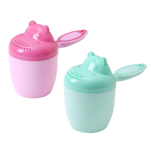XAGMODSHN Kids Shower Rinse Cup Hair Wash Rinser Easy Grasp Shampoo Rinser Cup Ear Eyes Protective Wash Cup Toddler