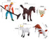 5pcs DIY Farmland Worker Miniatures Playset with Horse, Cow, Sheep, Duck, and Farm Keepers