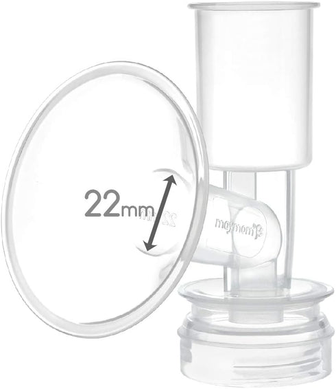 Maymom Breast Shield Flange Compatible with Ameda Breast Pumps (22 mm, Small,